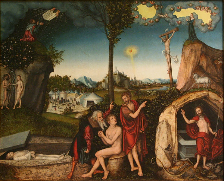 Lucas Cranach The Law and the Gospel